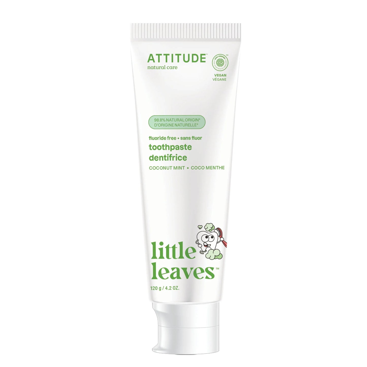 Attitude Kids Toothpaste Coconut Mint Fluoride Free 120g