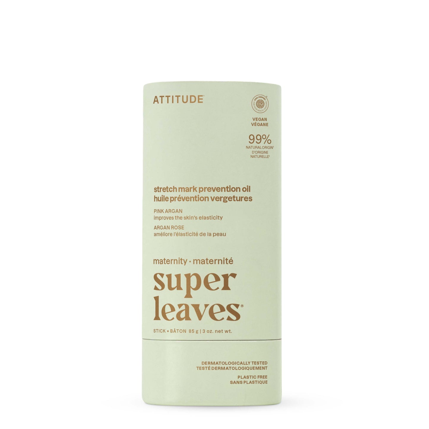 Attitude Super Leaves Maternity Stretch Mark Prevention Oil Stick 85g