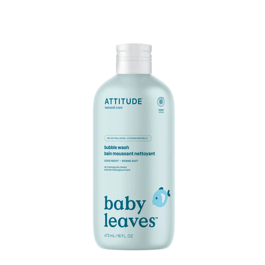 Attitude Baby Leaves Bubble Wash Goodnight 473ml