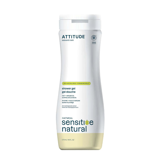 Attitude Sensitive Skin Moisturize & Revitalize Argan Shower Gel 473ml