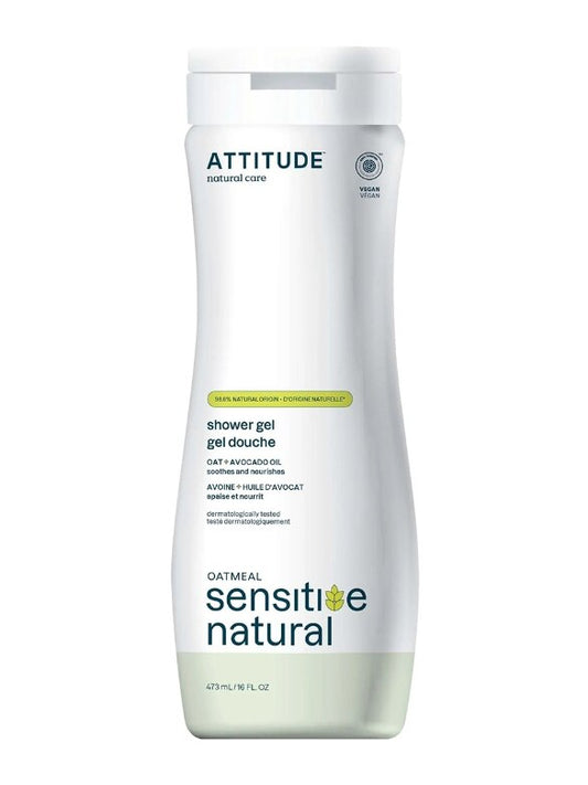 Attitude Sensitive Skin Nourishing Avocado Oil Shower Gel 473ml