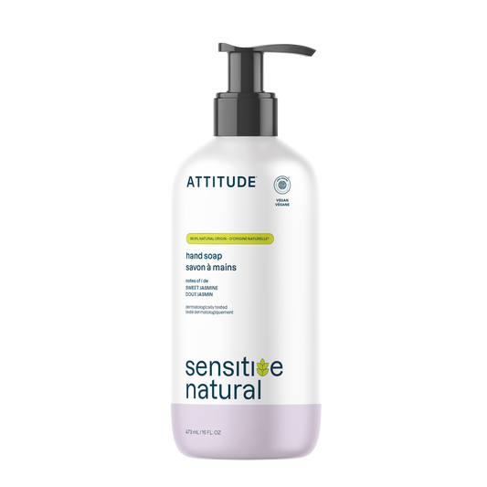 Attitude Sensitive Natural Hand Soap Sweet Jasmine 473ml