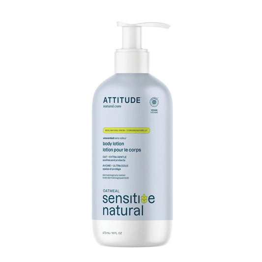 Attitude Sensitive Natural Care Body Lotion Unscented 473ml