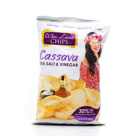 Wai Lana Cassava Chips Sea Salt and Vinegar 85g