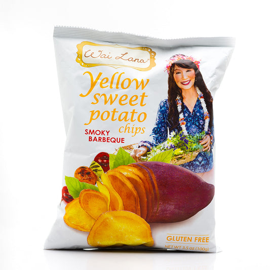 Wai Lana Yellow Sweet Potato Chips Smoky Barbeque 100g