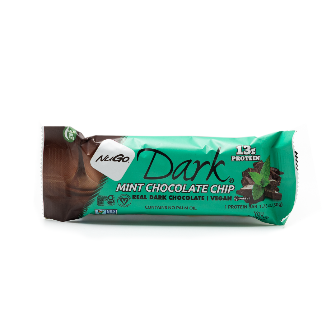 Nugo Dark Mint Chocolate Chip Bar 50g