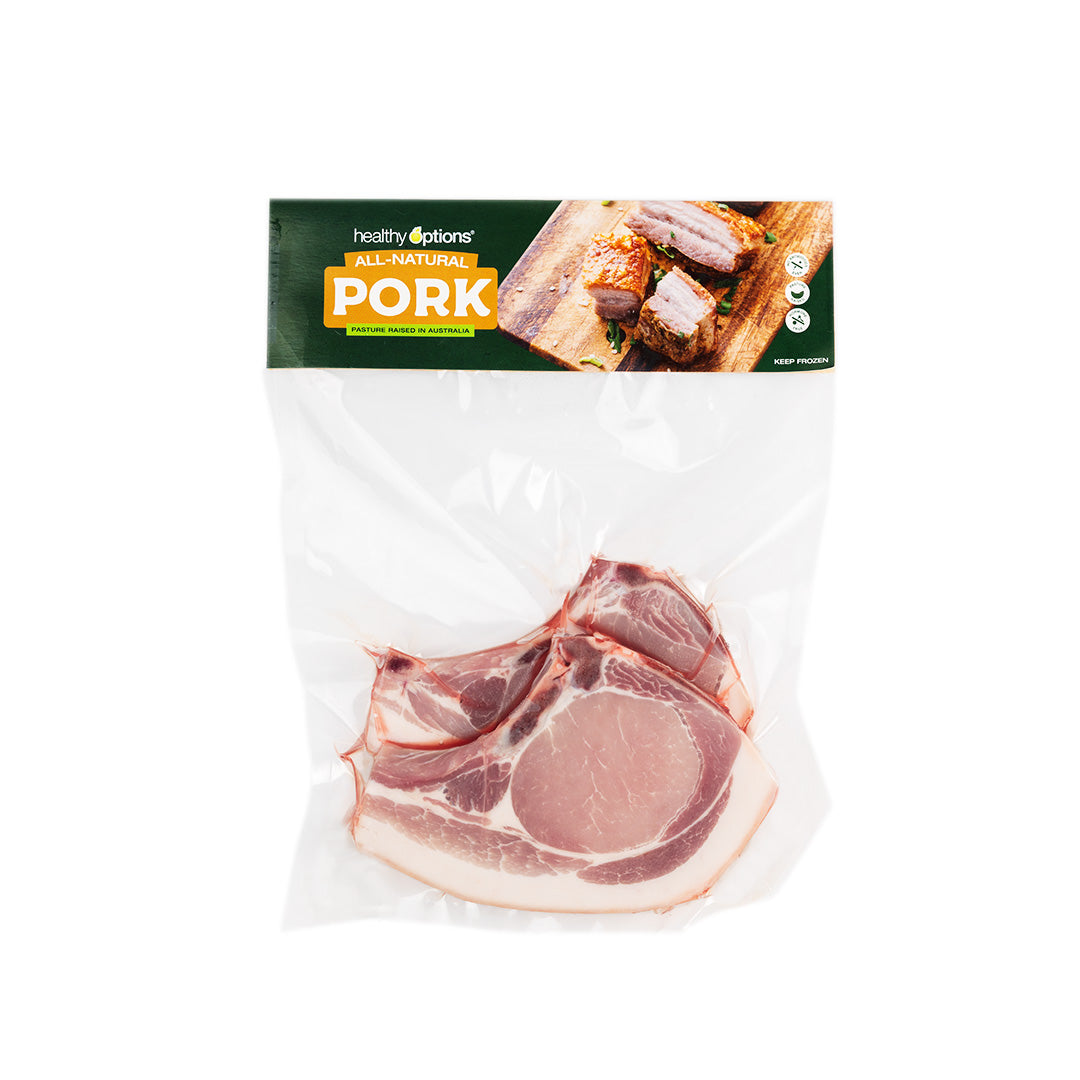 Frozen Healthy Options Pork Rib Chops 450g