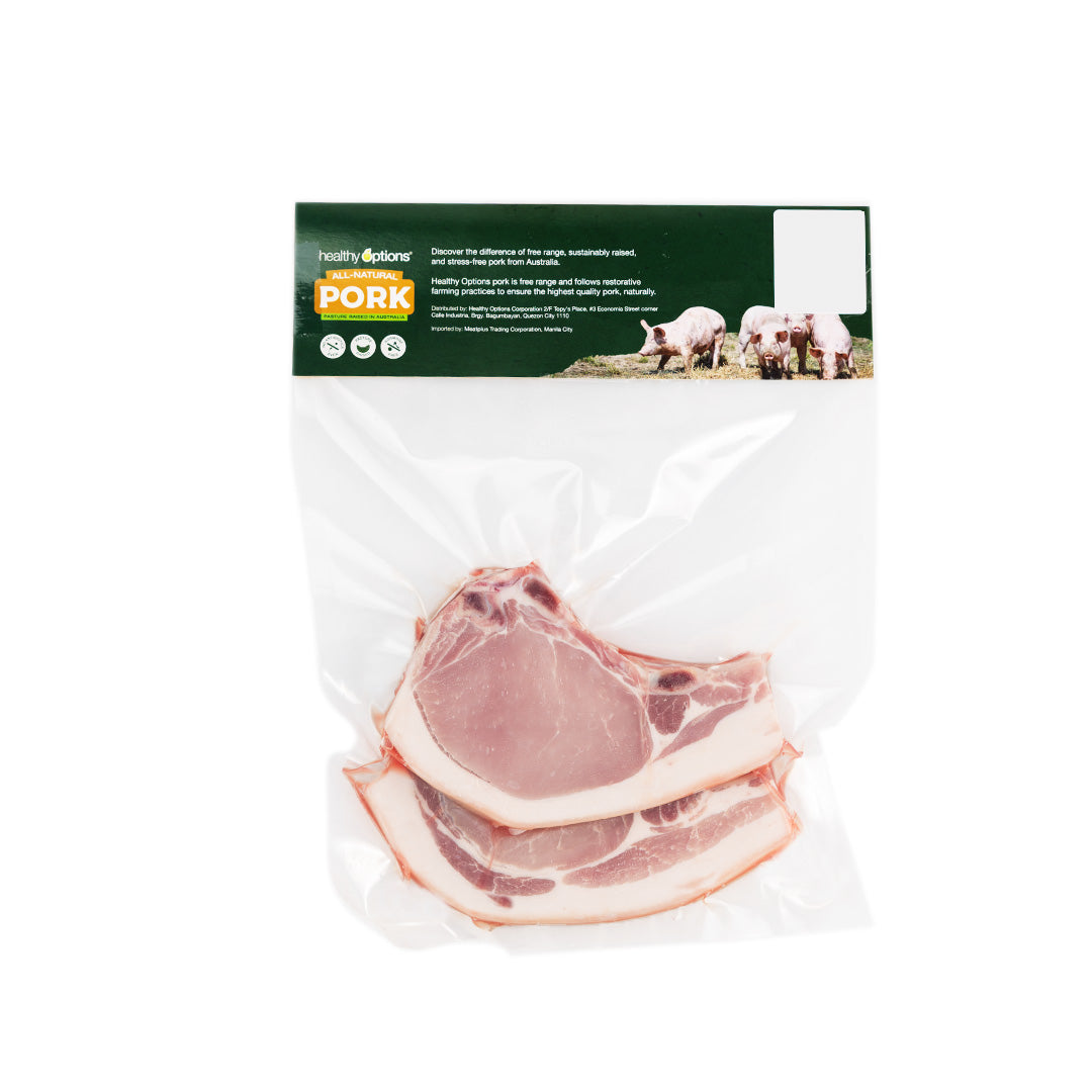 Frozen Healthy Options Pork Rib Chops 450g
