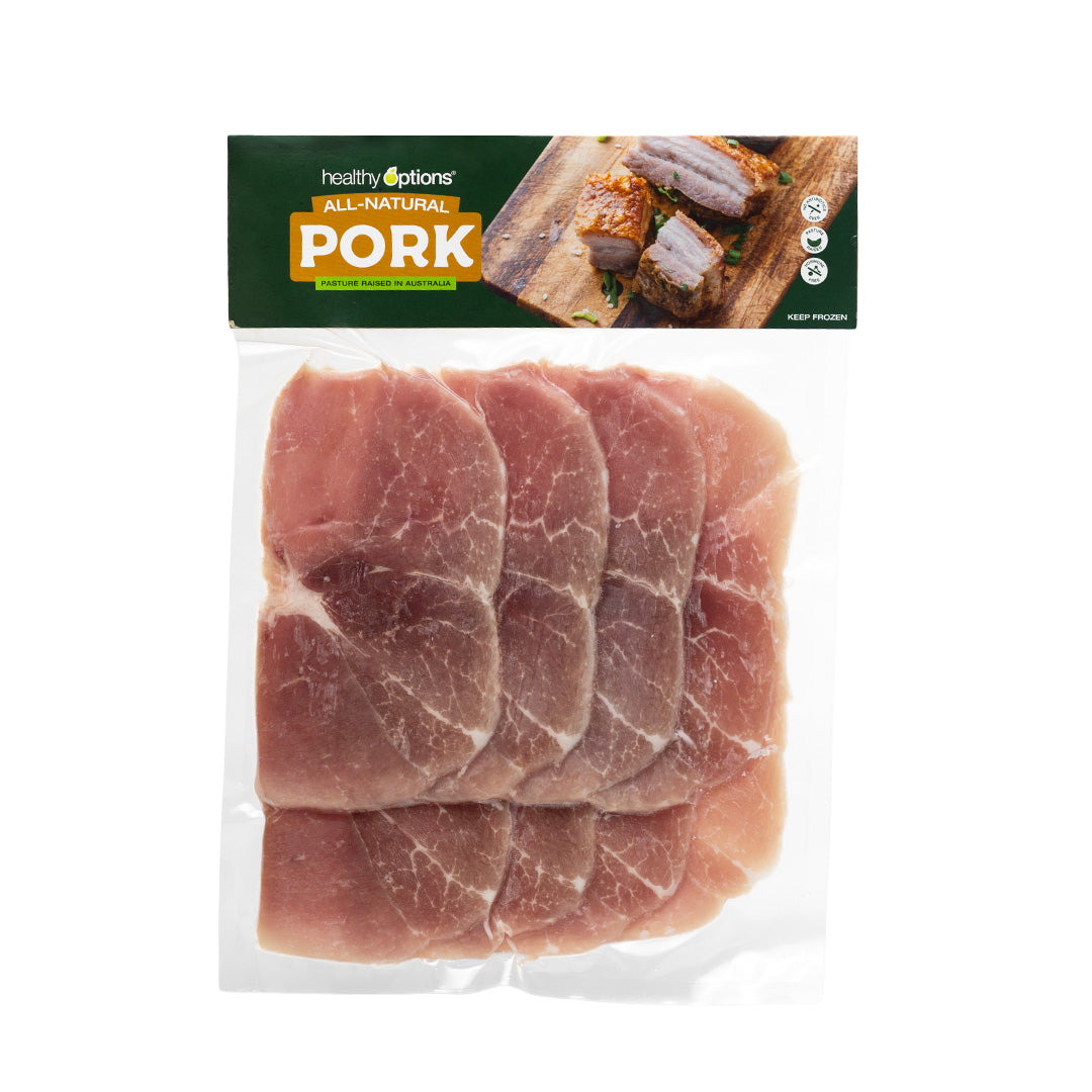 Frozen Healthy Options Pork Ham Slices 3mm 500g