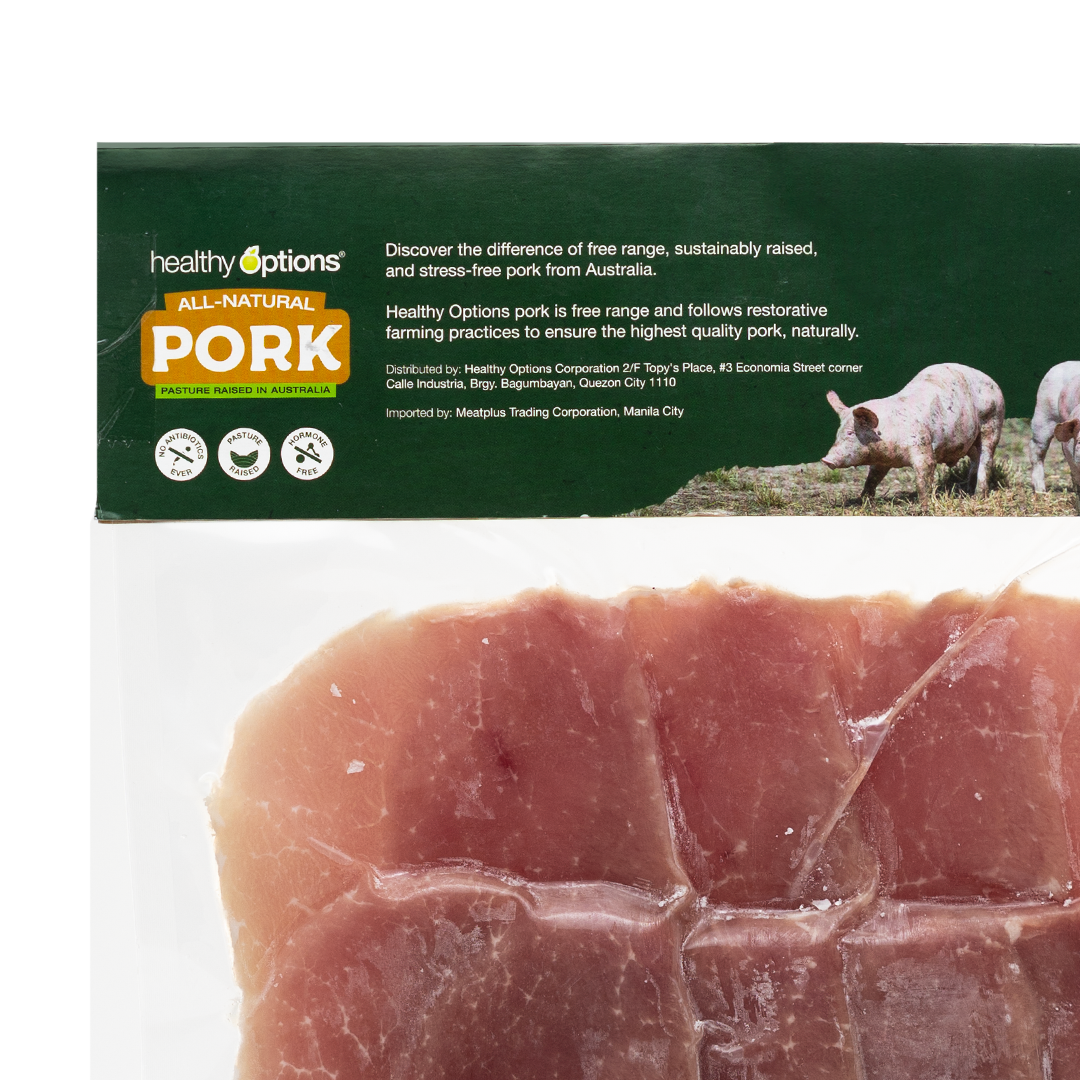 Frozen Healthy Options Pork Ham Slices 3mm 500g