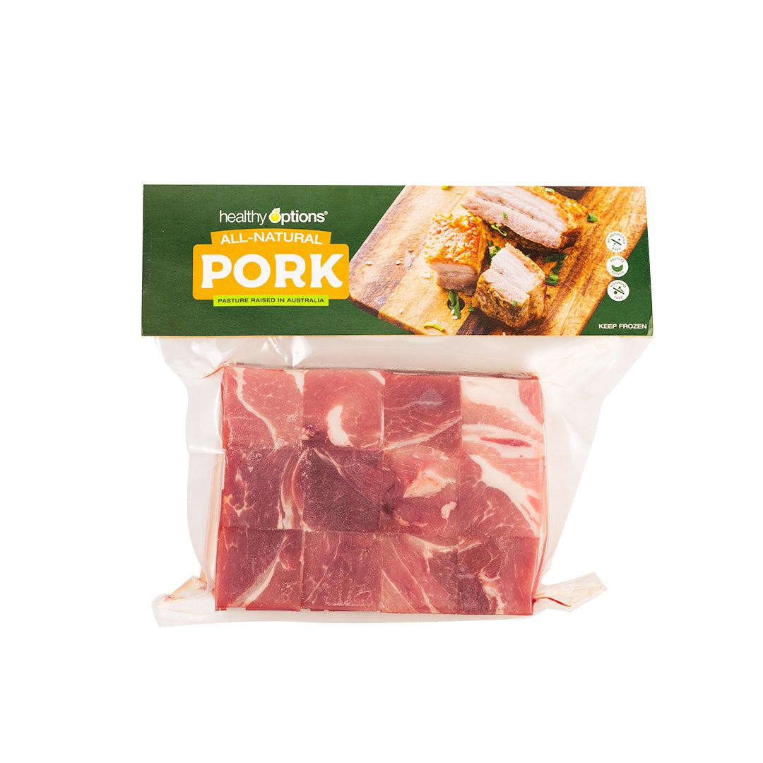 Frozen Healthy Options Pork Braising Cubes 750g