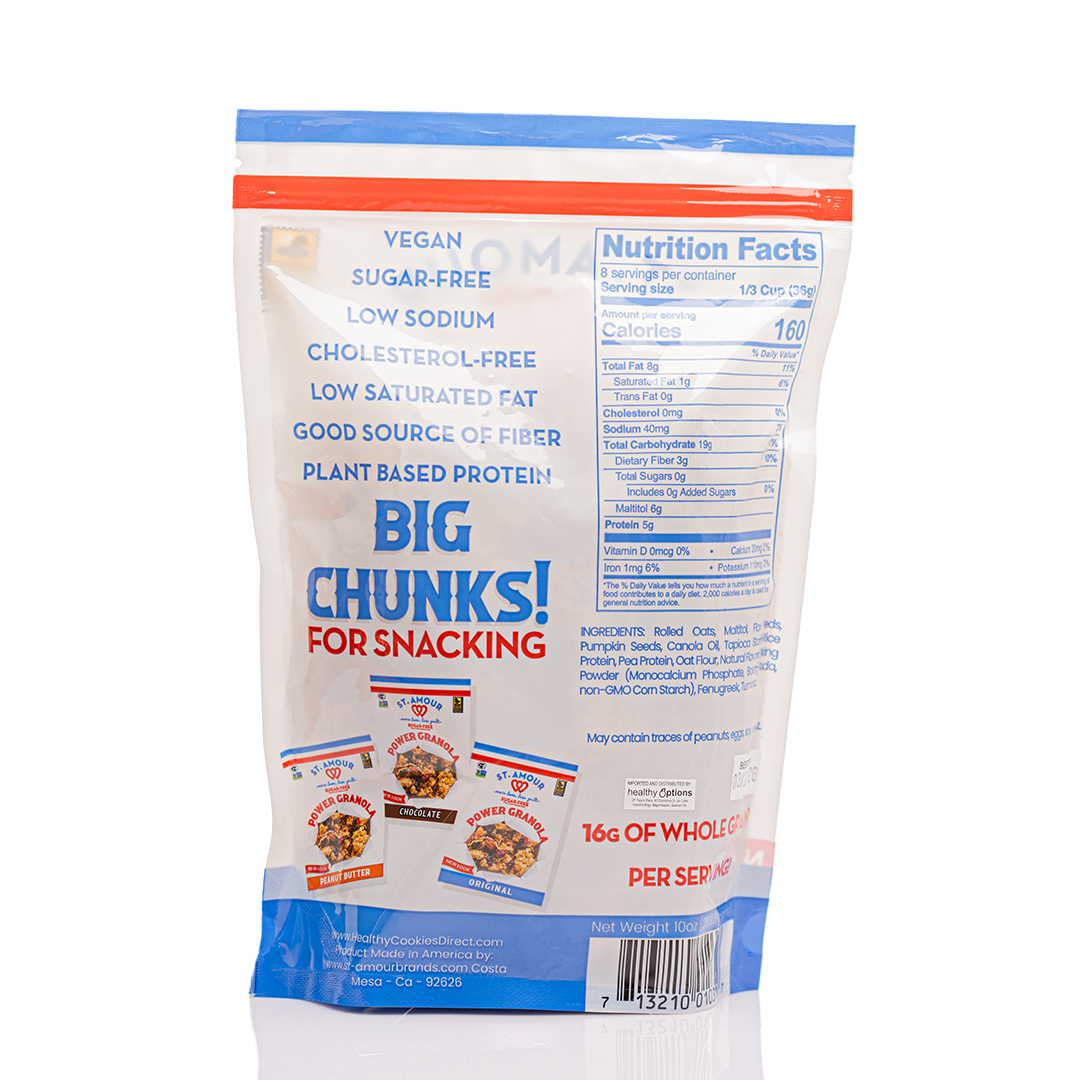 St. Amour Sugar-Free Basic Power Granola Original 283.5g