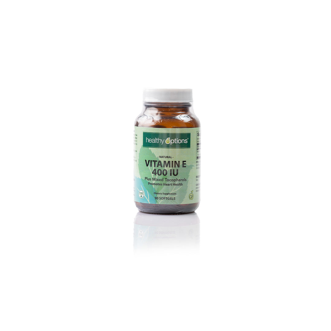 Healthy Options Vitamin E 400IU plus Mixed Tocopherols 90 Softgels