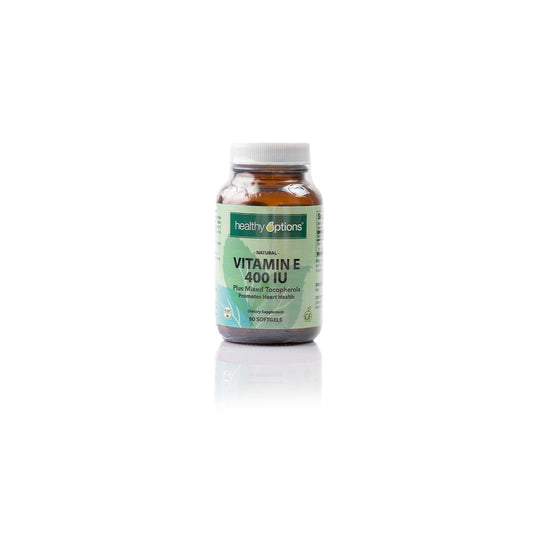 Healthy Options Vitamin E 400IU plus Mixed Tocopherols 90 Softgels