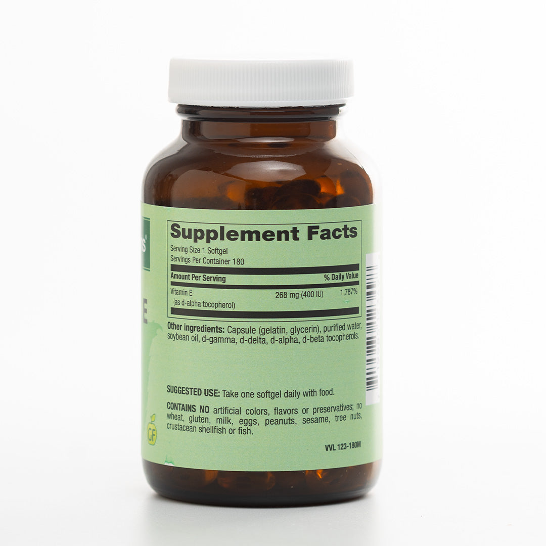 Healthy Options Vitamin E 400IU plus Mixed Tocopherols 180 Softgels