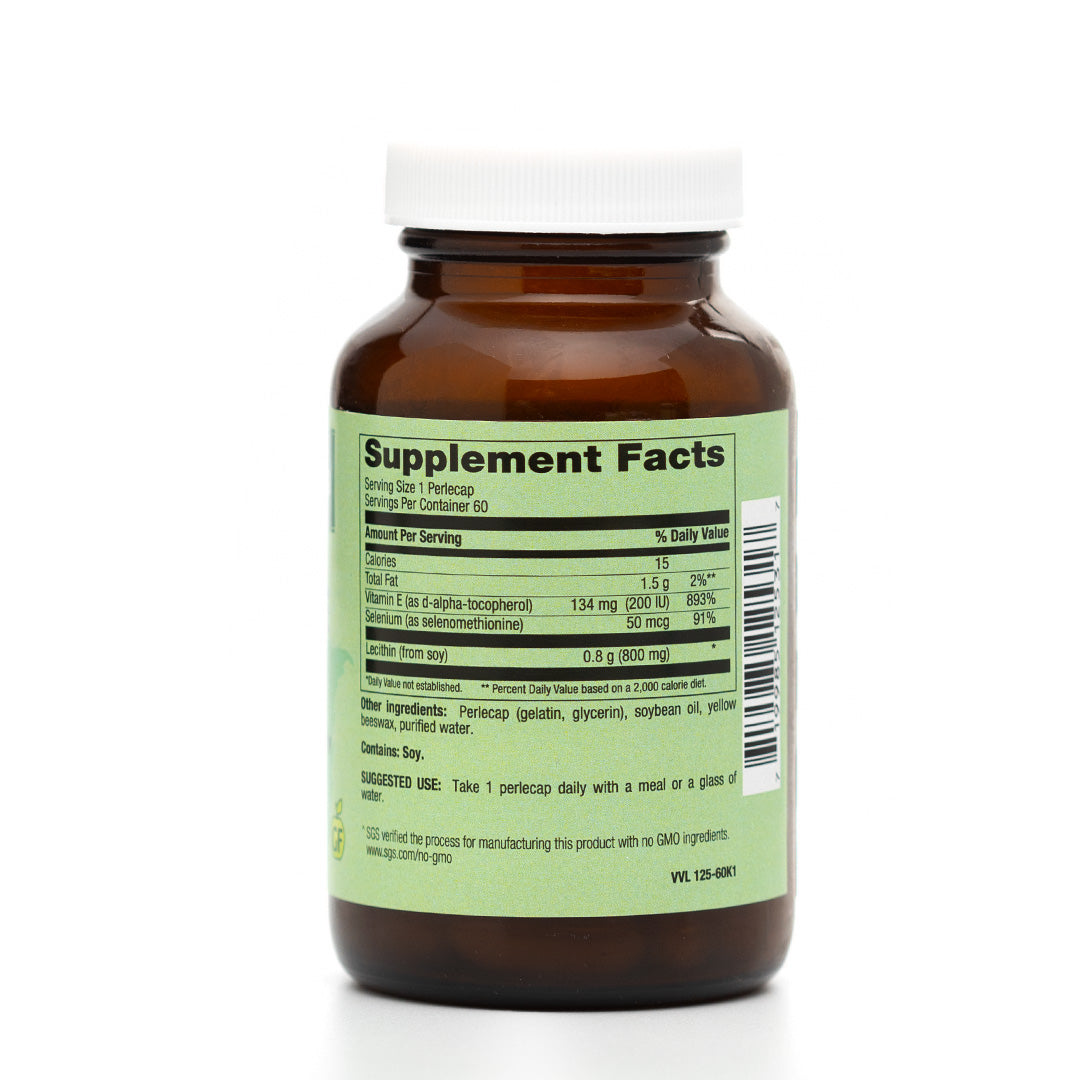 Healthy Options Vitamin E with Selenium 60 Capsules