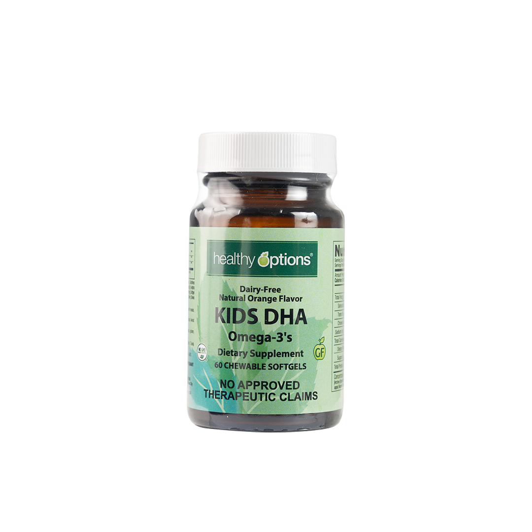 Healthy Options Kids DHA Omega-3 60 Chewable Softgels