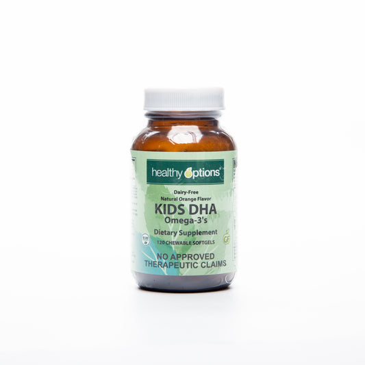 Healthy Options Kids DHA Omega-3 120 Chewable Softgels