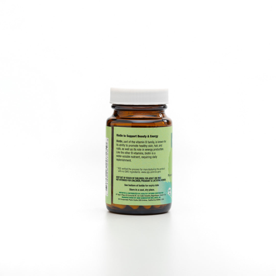 Healthy Options Biotin 500mcg 30 Capsules