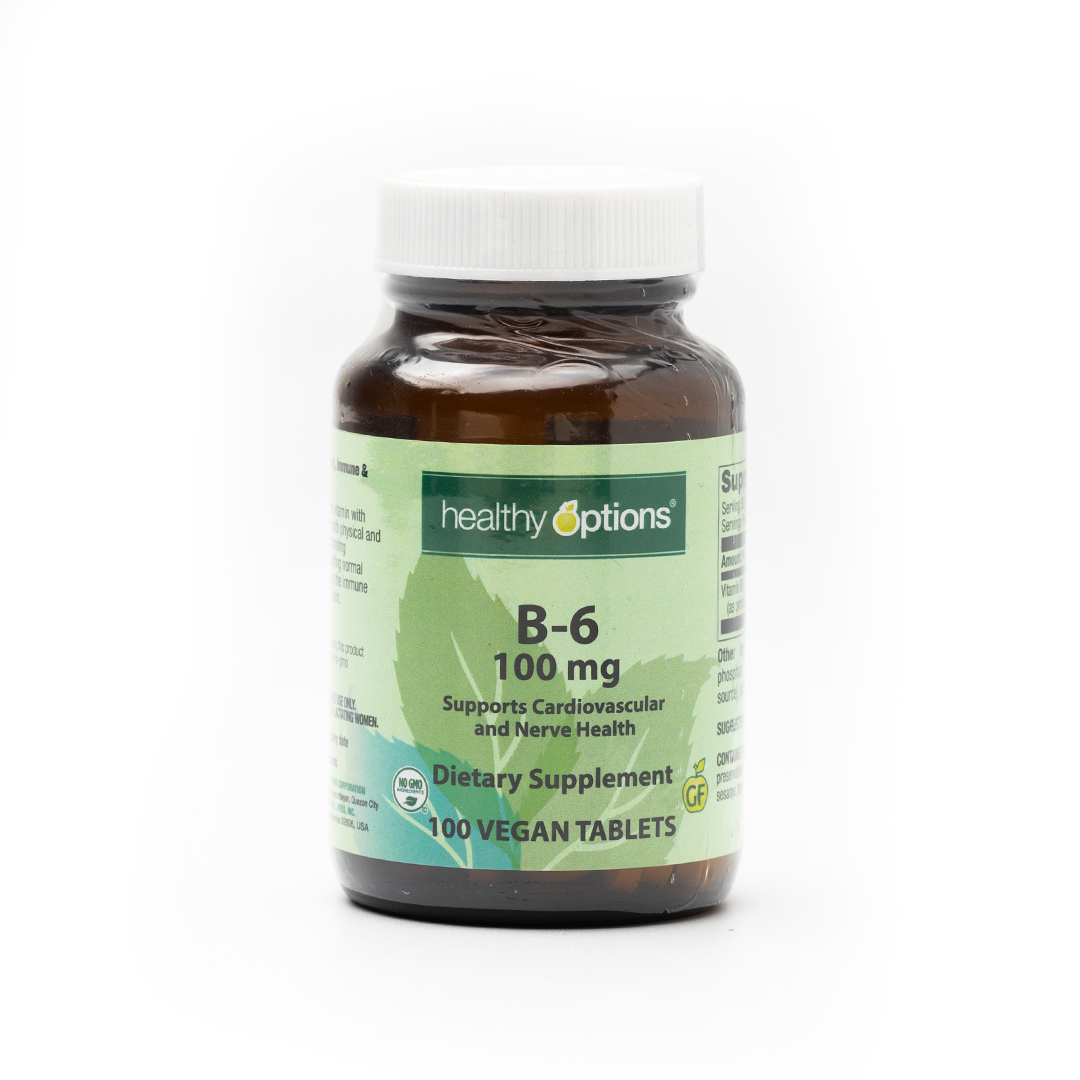 Healthy Options Vitamin B6 100mg 100 Tablets