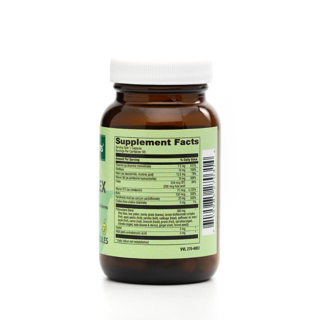Healthy Options Phytonutrient Based B Complex 60 Capsules