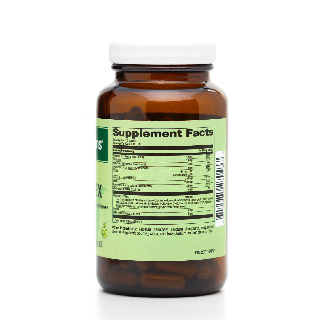 Healthy Options Phytonutrient Based B Complex 120 Capsules