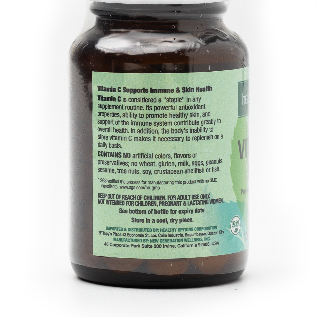 Healthy Options Vitamin C 500mg 100 Tablets