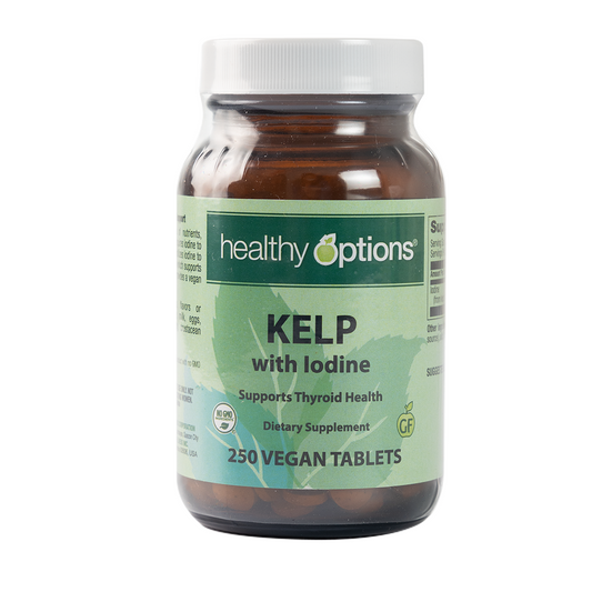 Healthy Options Kelp with Iodine 250 Vegan Tablets