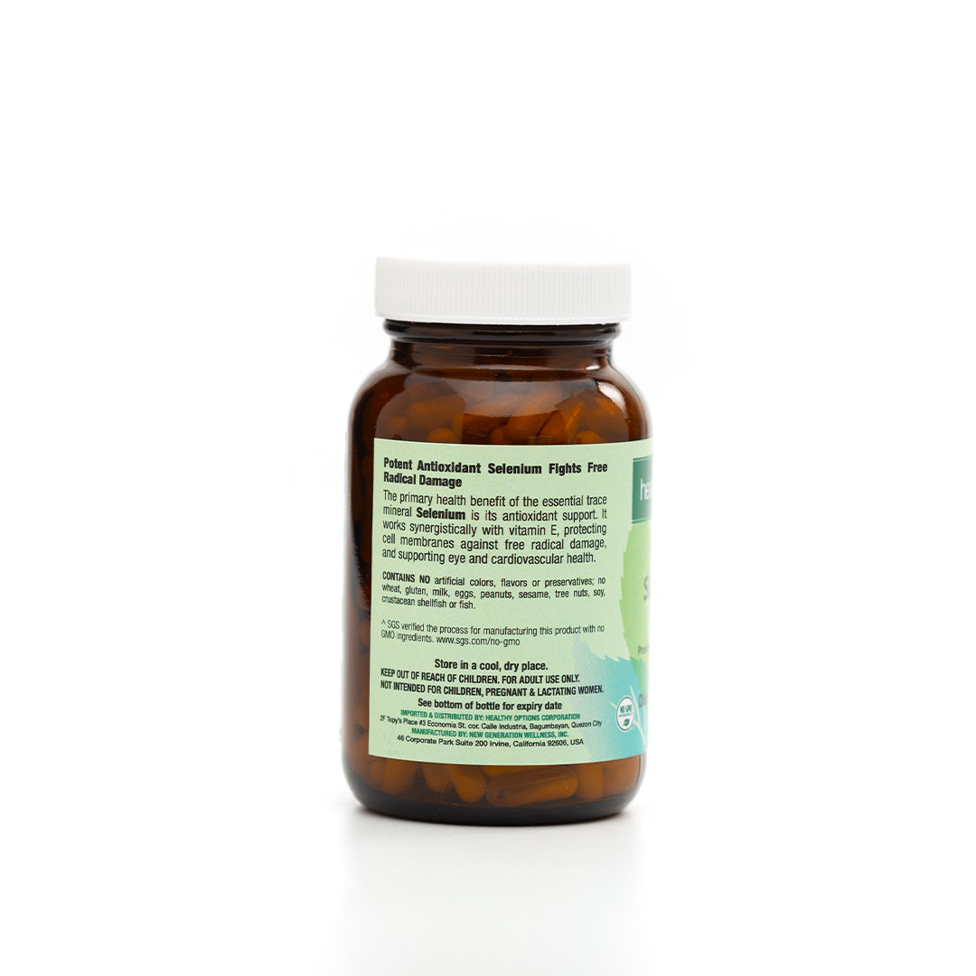 Healthy Options Selenium 100mcg 250 Capsules