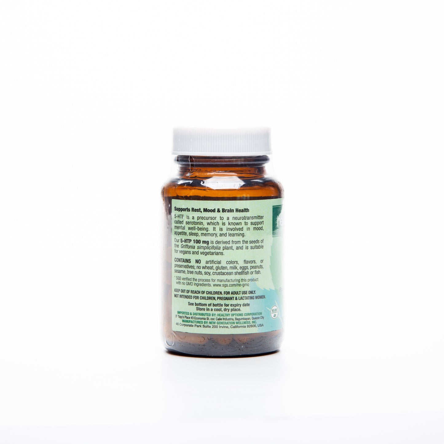 Healthy Options 5 HTP 100mg 60 Capsules