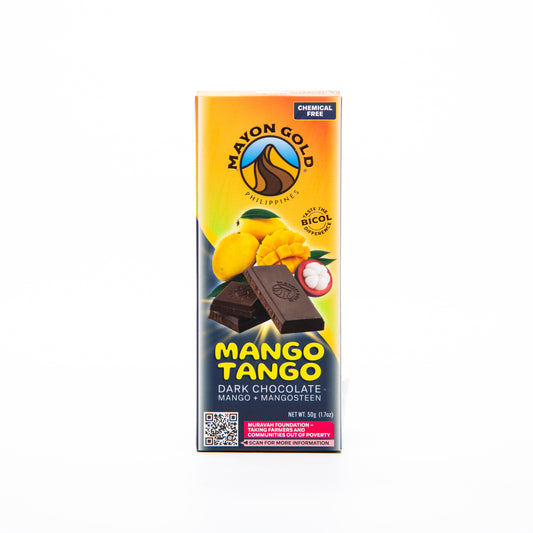 Mayon Gold Dark Chocolate Mango Tango Bar 50g