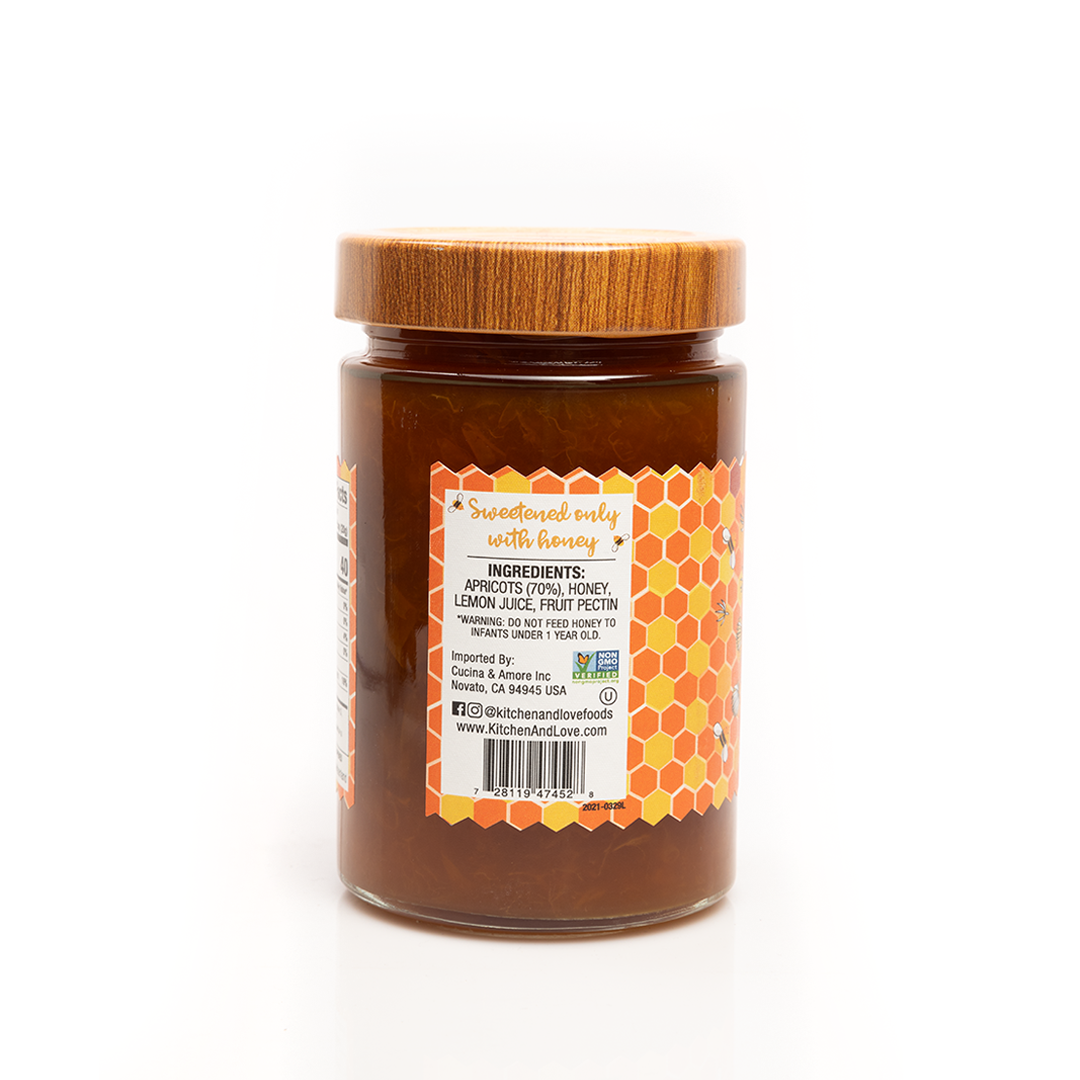 Kitchen & Love Apricot & Honey Preserve 350g