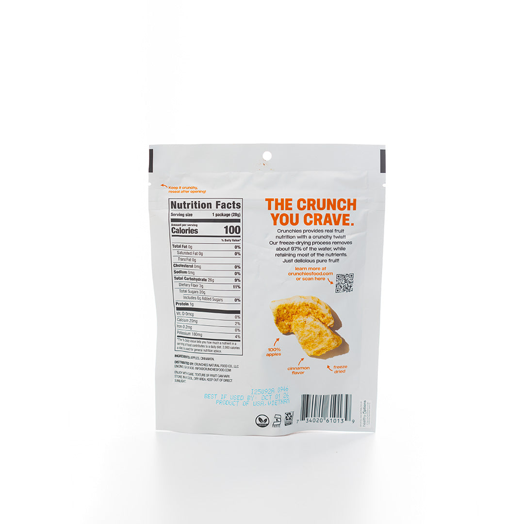 Crunchies Freeze-Dried Cinnamon Apple 28g