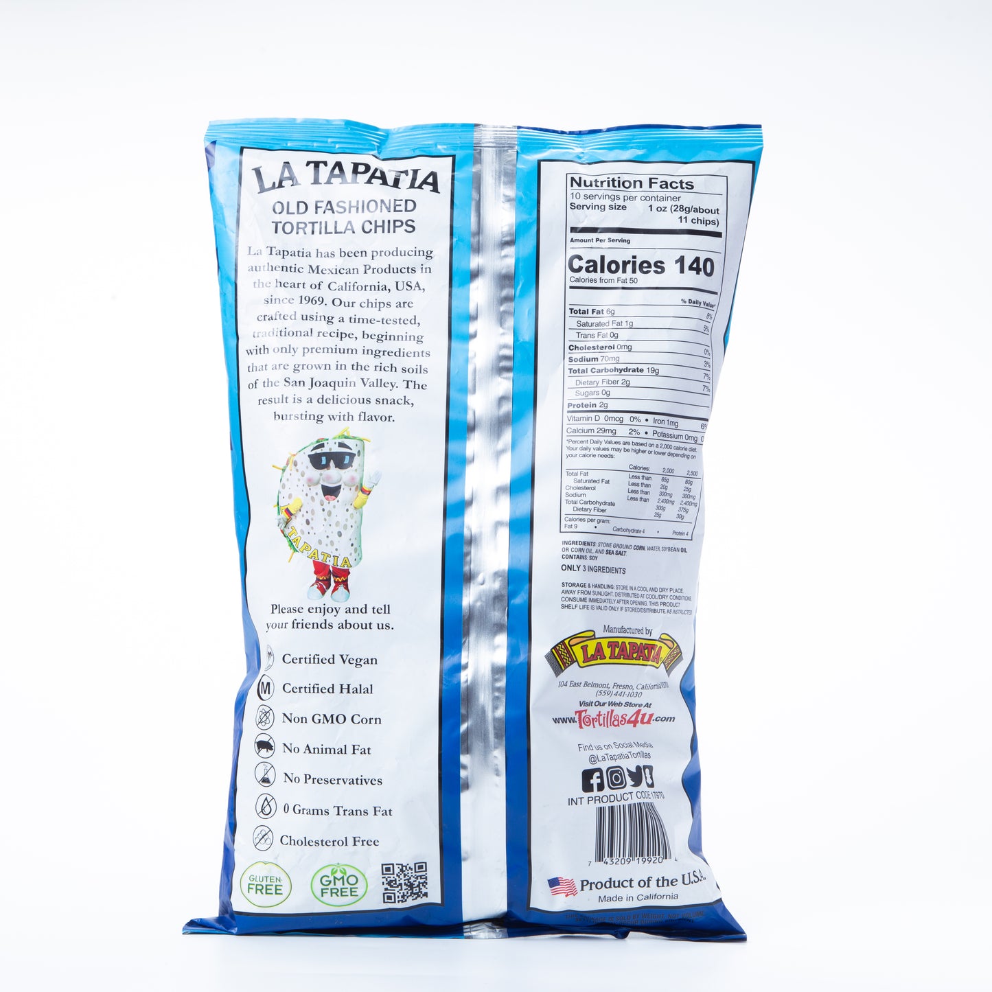 La Tapatia Old Fashioned Tortilla Chips 283.5g