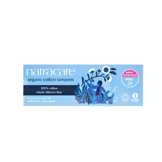 Natracare Cotton Tampon Super Plus 20ct