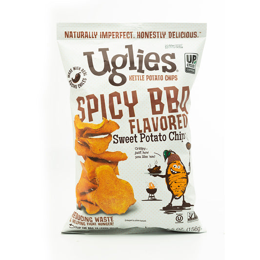 Uglies Sweet Barbecue Sweet Potato Chips 156g