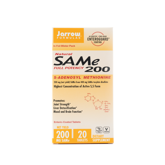 Jarrow Formulas SAMe 200mg 20 Tablets