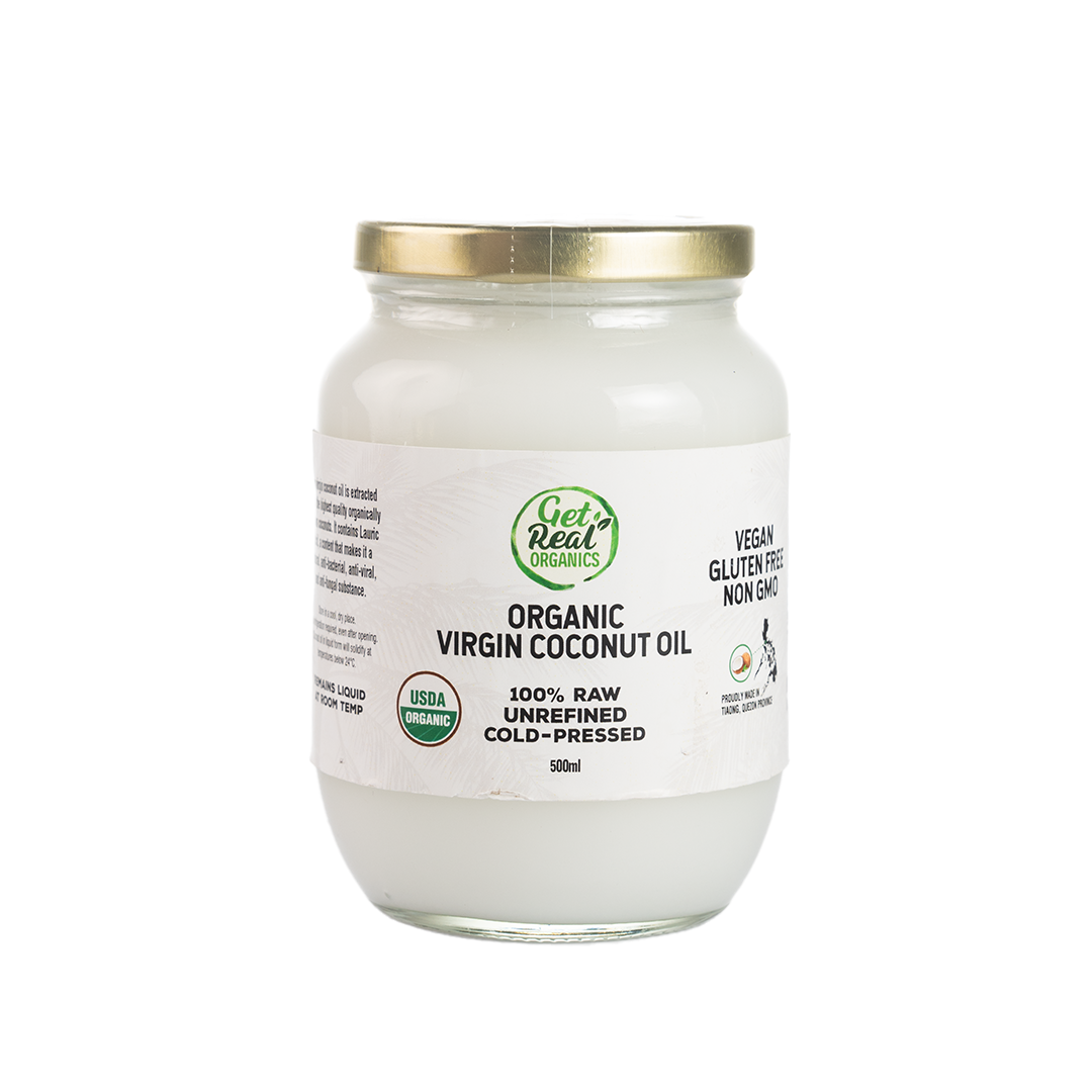 Get Real Organics Virgin Coconut Oil (Cold Pressed) 500ml