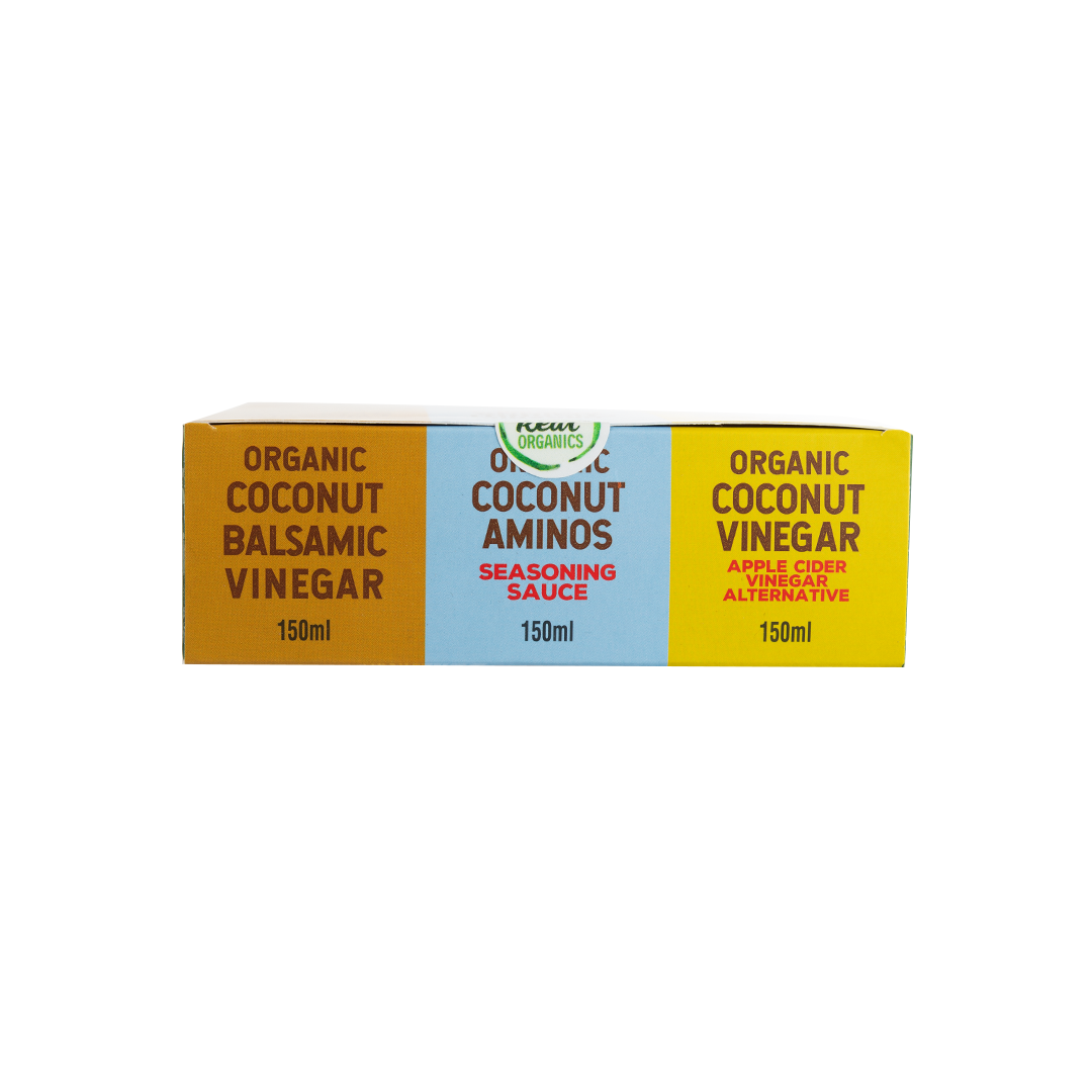 Get Real Organics Coconut Condiments Trio 3 x 150mL