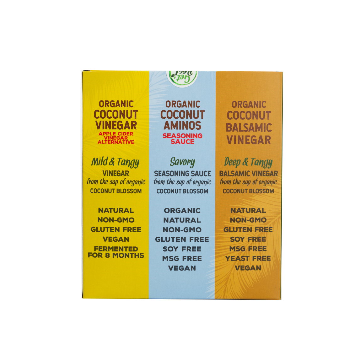 Get Real Organics Coconut Condiments Trio 3 x 150mL