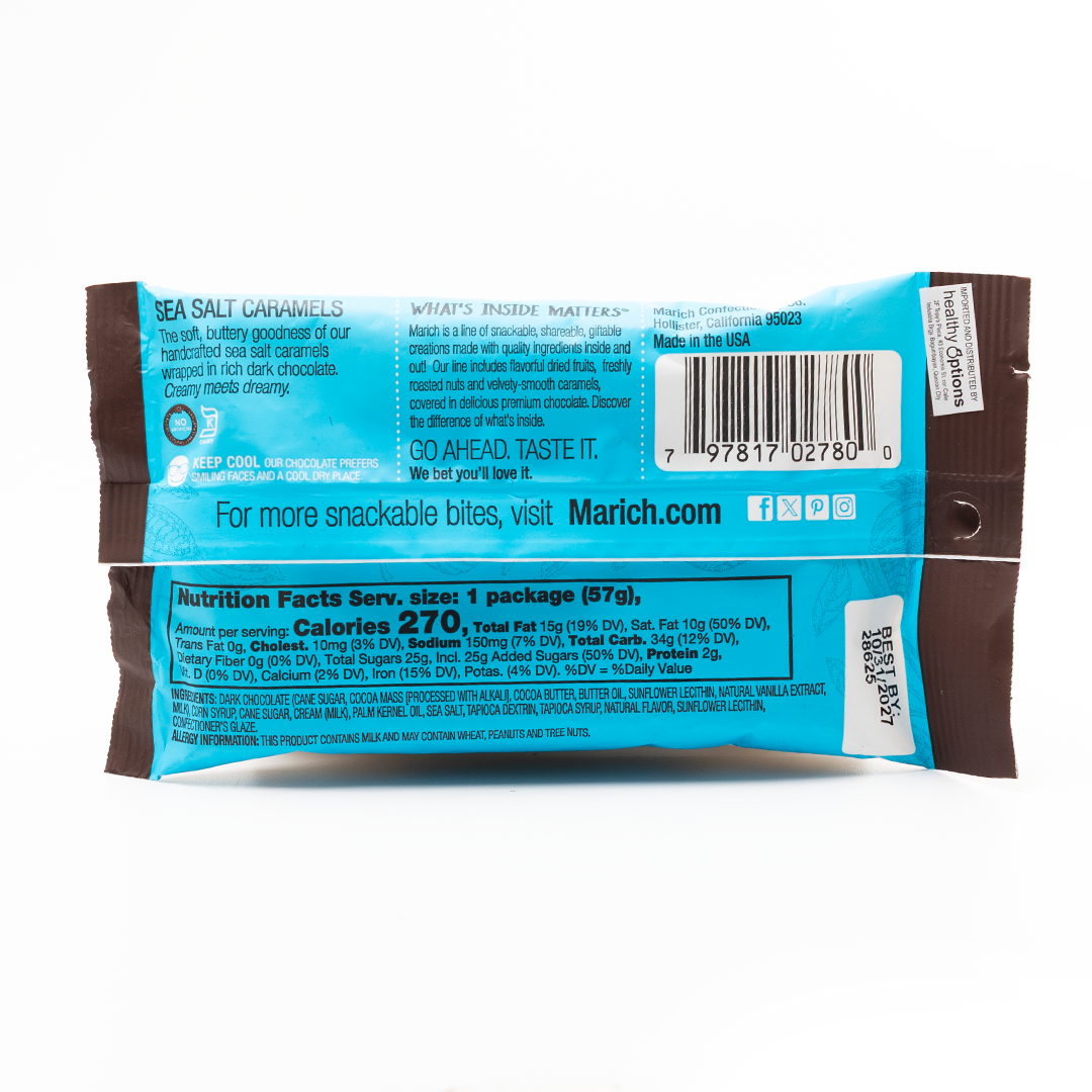 Marich Salted Caramels Dark Chocolate 60g