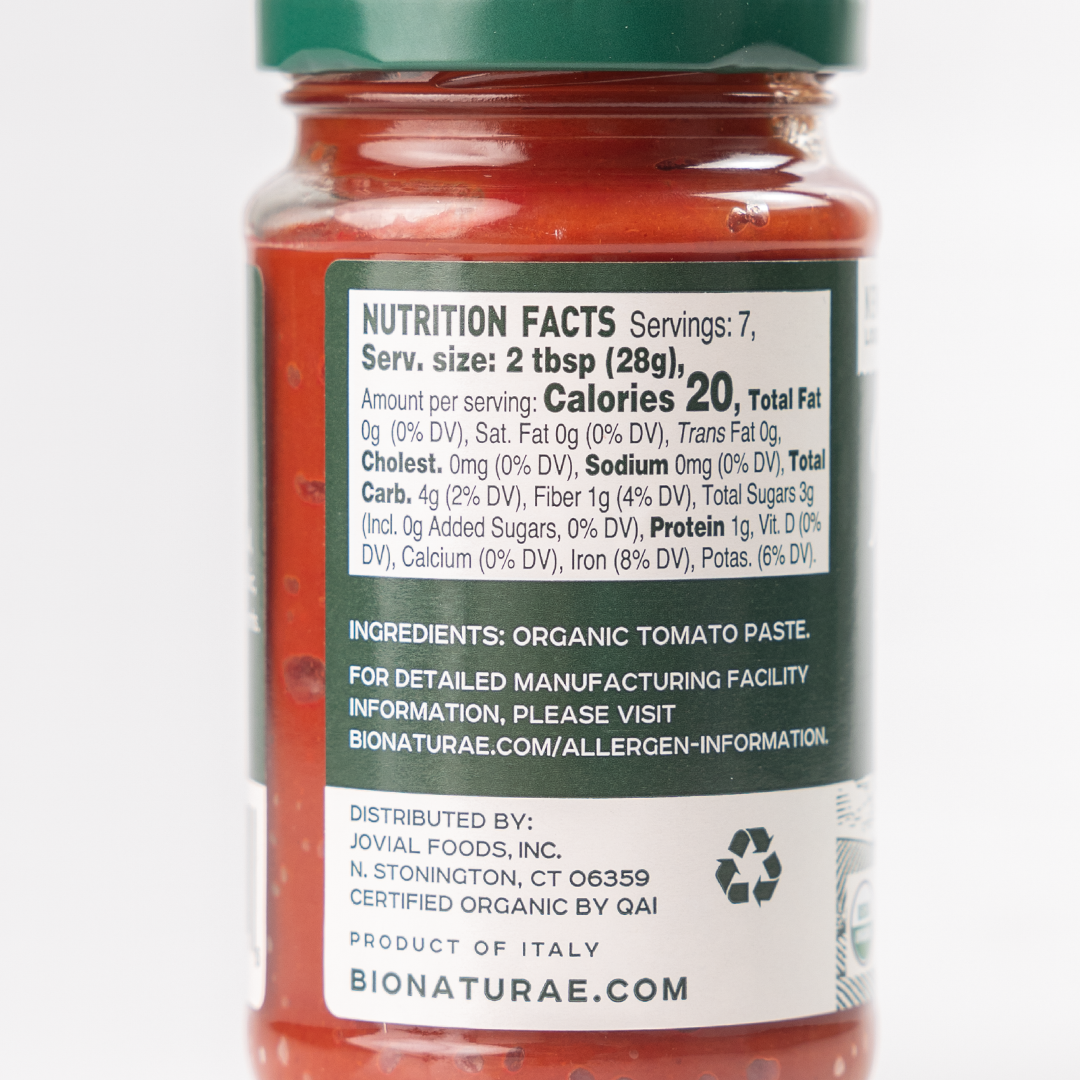 Bionaturae Organic Tomato Paste 200g