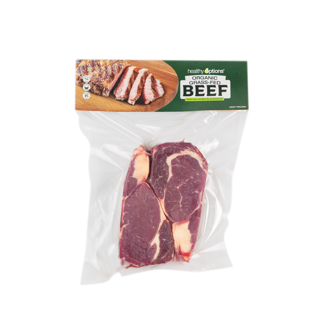 Frozen Healthy Options Beef Ribeye Steak 550g