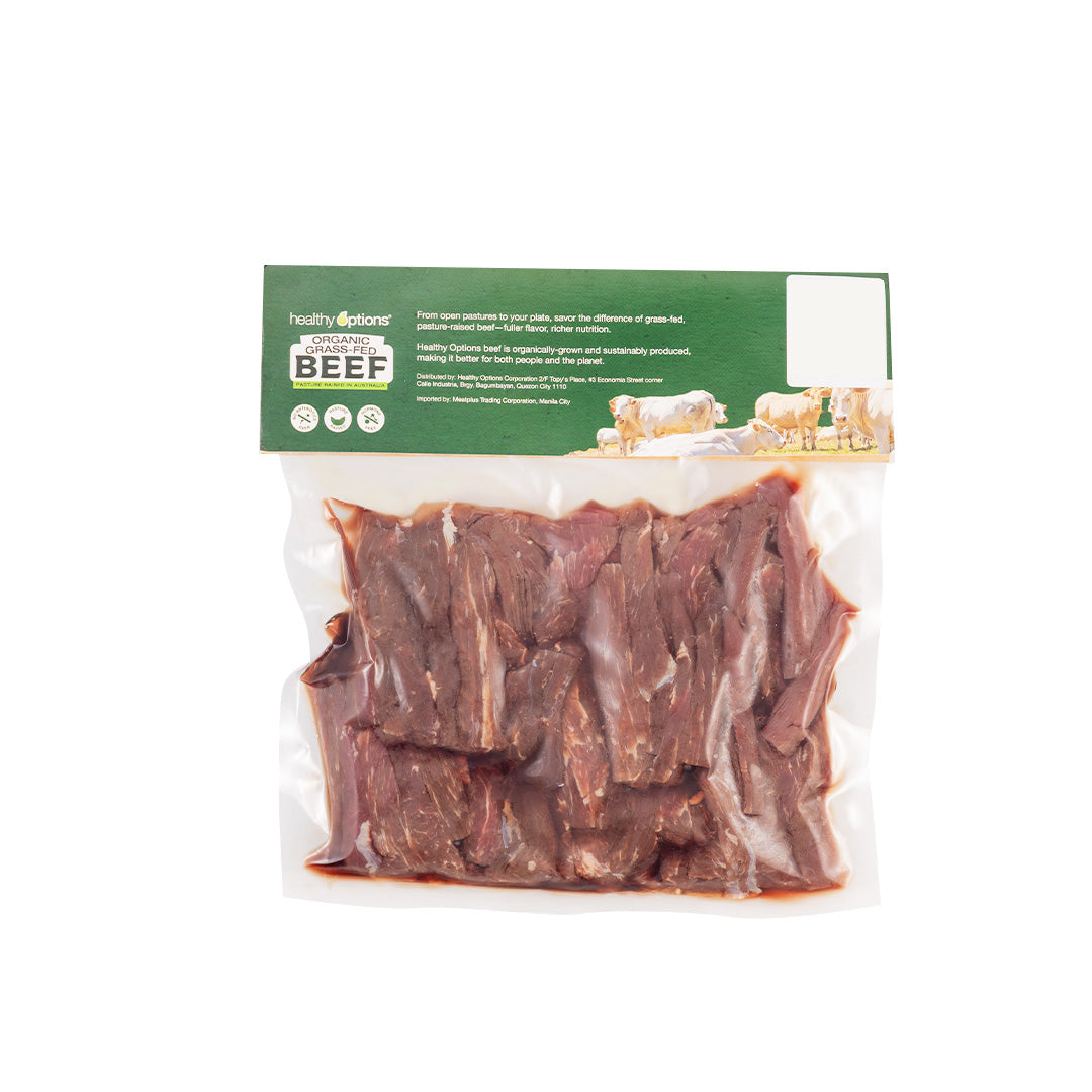 Frozen Healthy Options Beef Tenderloin Strips 500g
