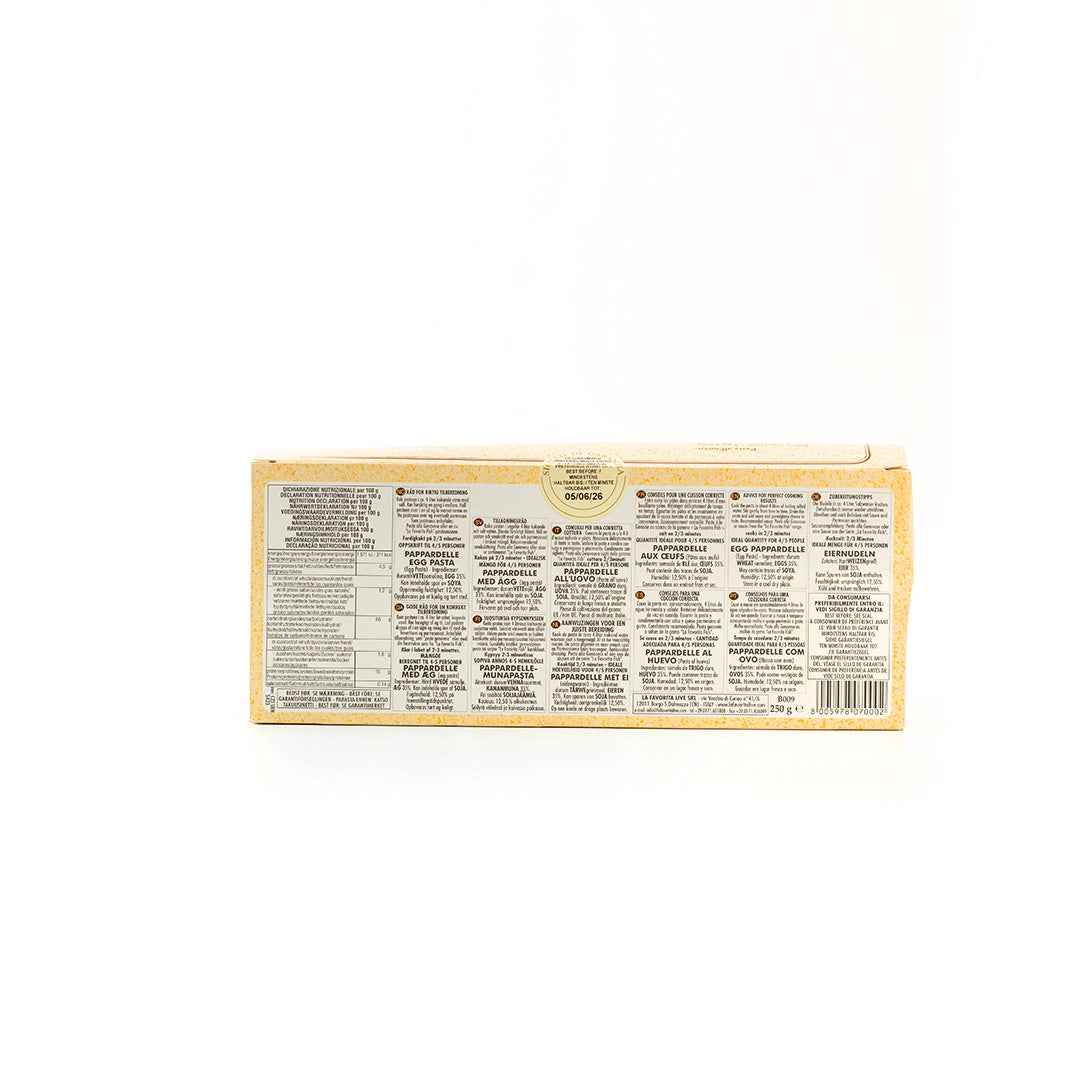 La Favorita Egg Pappardelle Pasta 250g