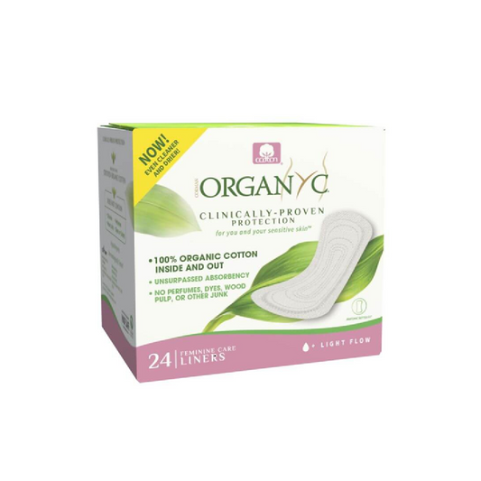 Organyc Panty Liners Cotton Folded 24ct