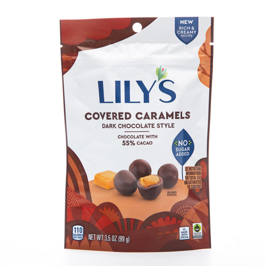 Lily's Dark Chocolate Style Covered Caramels 99g