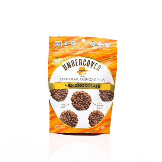 Undercover Chocolate Quinoa Crisps Milk Chocolate 57g