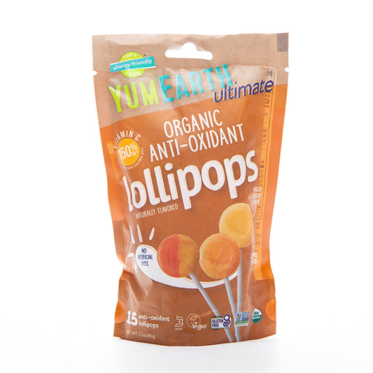 Yum Earth Organic Ultimate Anti-oxidant Lollipops 93g