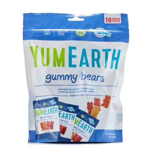 YumEarth Gummy Bears 200g (20g x 10 packs)